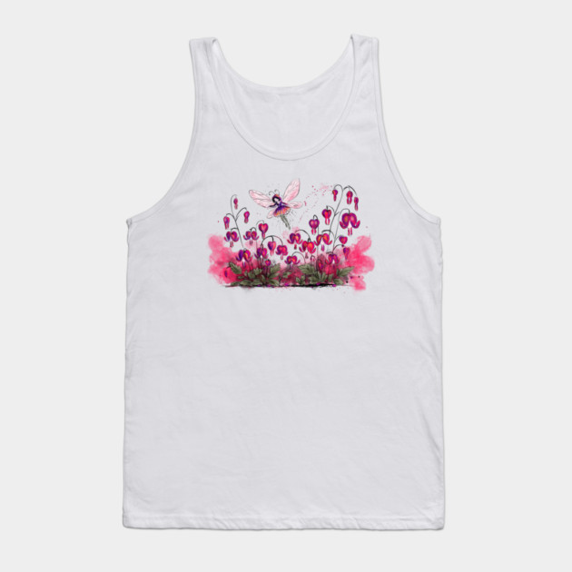 Bleeding Heart Fairy Tank Top by H. R. Sinclair