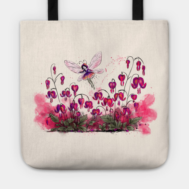 Bleeding Heart Fairy Tote by H. R. Sinclair