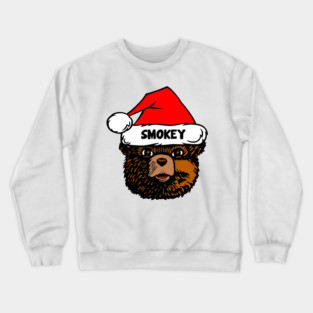 Santa Smokey Bear Crewneck Sweatshirt