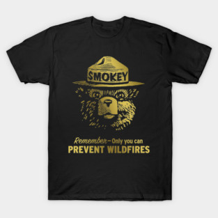 Smokey The Bear - Prevent Wildfire T-Shirt
