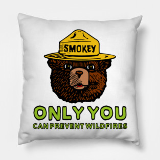 Smokey Bear Only You Pillow