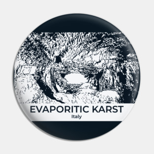 Evaporitic Karst - Italy Pin