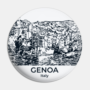 Genoa - Italy Pin