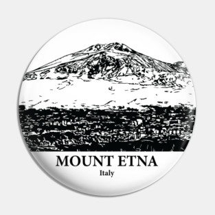 Mount Etna - Italy Pin