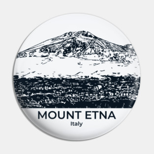 Mount Etna - Italy Pin