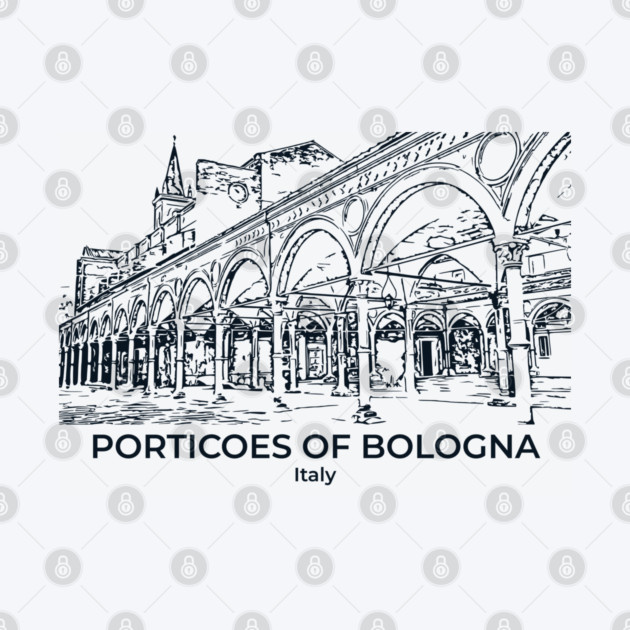Porticoes of Bologna - Italy by Lakeric