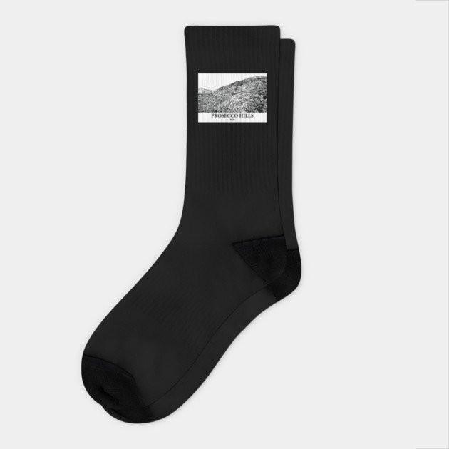 Prosecco Hills - Italy Socks by Lakeric