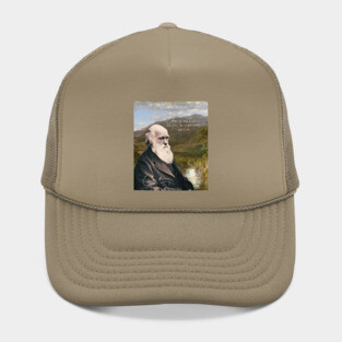 Charles Darwin Vintage Design - Inspirational Quote from Scientist Hat