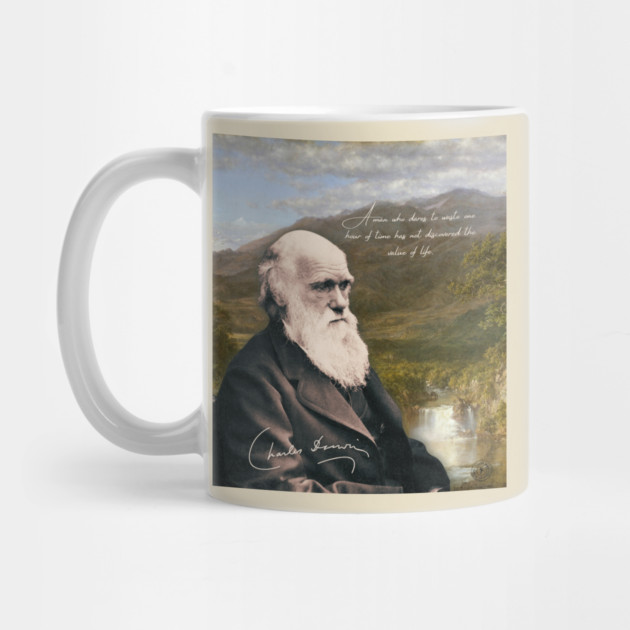 Charles Darwin Vintage Design - Inspirational Quote from Scientist by TuncGK
