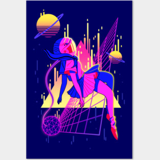 Outrun Vaporwave Posters and Art