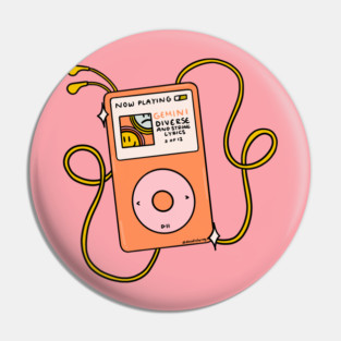 Gemini MP3 Pin