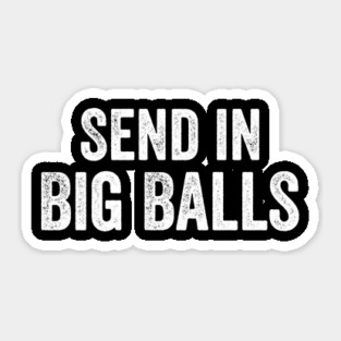 Send-in-Big-Balls Sticker