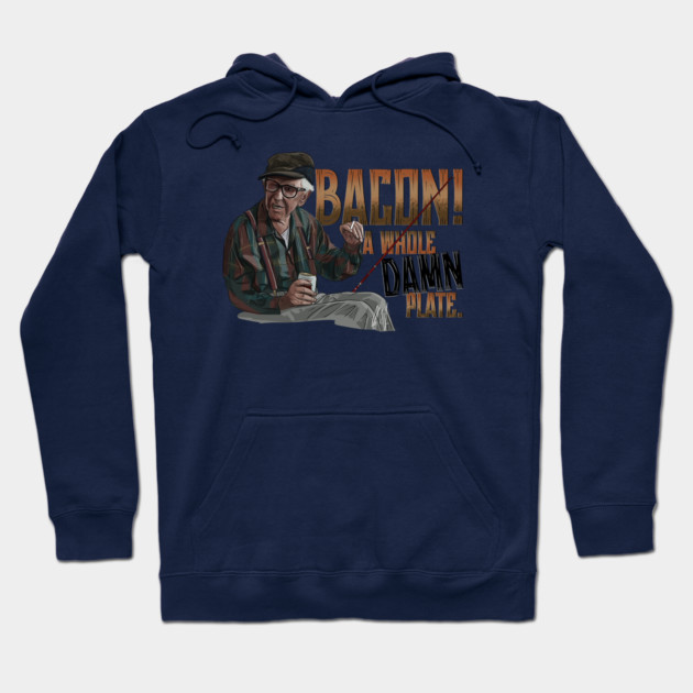 Grumpier Old Men: Bacon! Hoodie by 51Deesigns