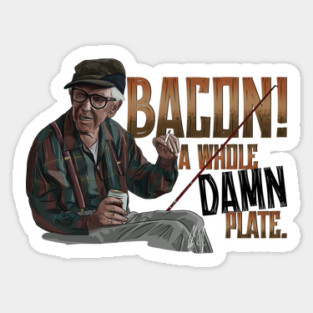 Grumpier Old Men: Bacon! Magnet
