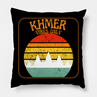 Khmer Vibes Only Pillow