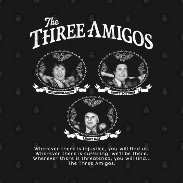 The Three Amigos - Ned, Dusty and Lucky by darklordpug
