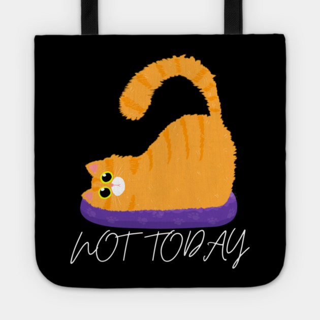 Lazy Cat Mood – Not Today Tote by Premachandra's Store