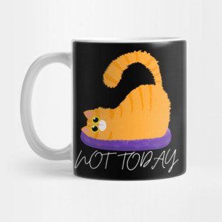 Lazy Cat Mood – Not Today Mug