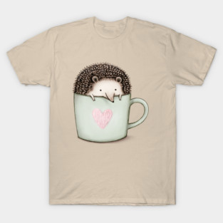 Hedgehog in a Mug T-Shirt