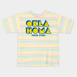 PRESS START OKLAHOMA! Kids T-Shirt