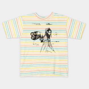 Re-L Mayer - sketch (white) Kids T-Shirt