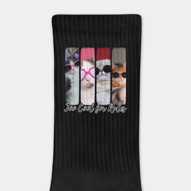 Too Cool for Rules – Stylish Cat Attitude by Premachandra's Store