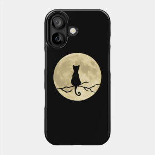 Mystic Moon Cat Phone Case