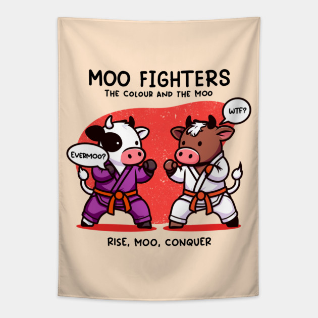 MOO FIGHTERS Tapestry by Fabrik