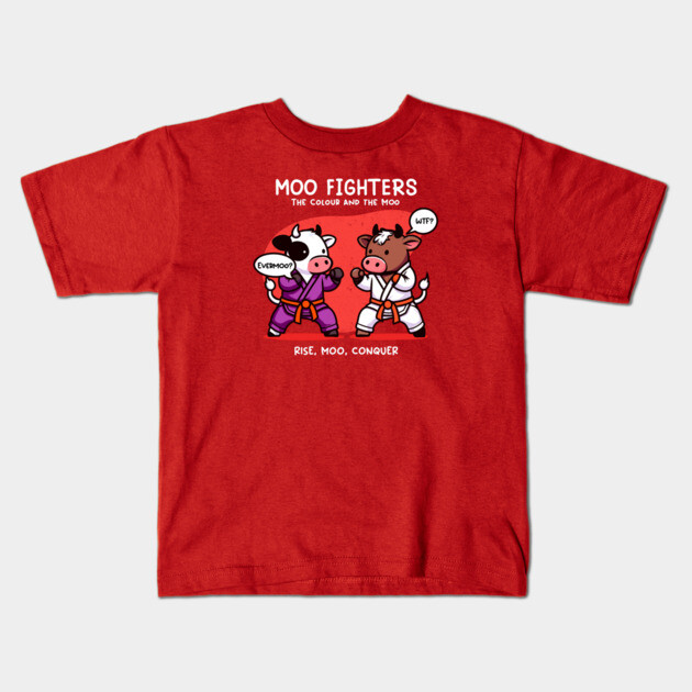 MOO FIGHTERS Kids T-Shirt by Fabrik