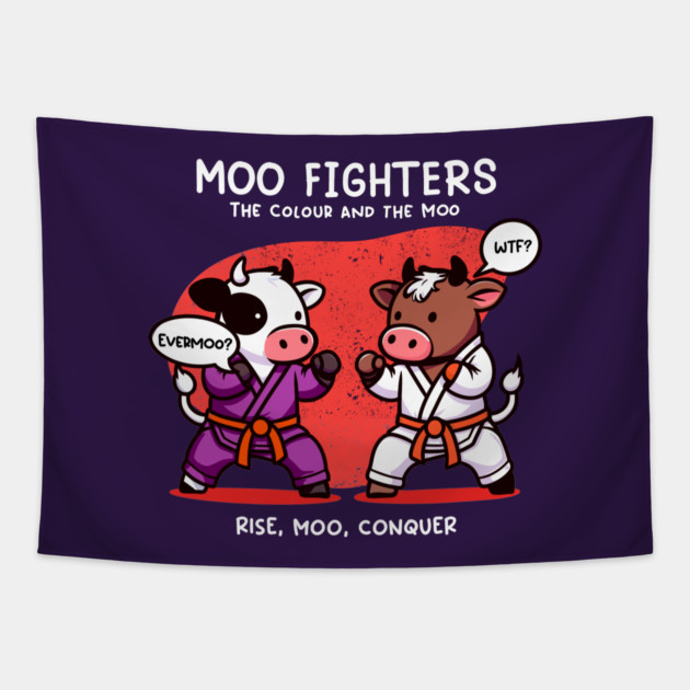 MOO FIGHTERS Tapestry by Fabrik