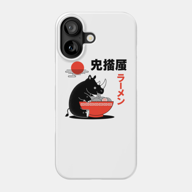 Rhino's Ramen Phone Case by enrynz