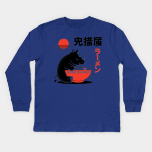 Rhino's Ramen Kids Long Sleeve T-Shirt