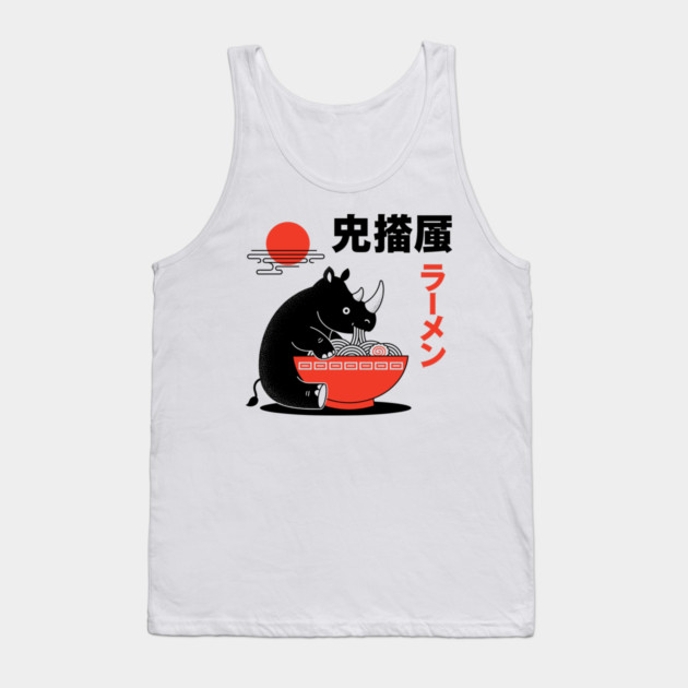 Rhino's Ramen Tank Top by enrynz