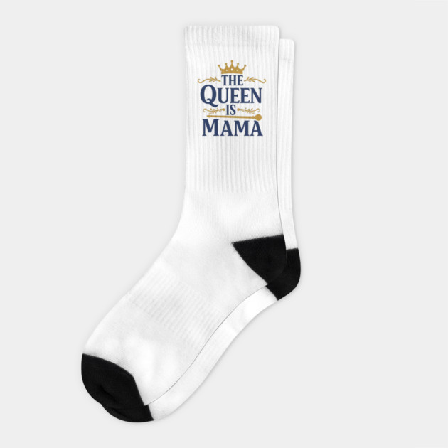The Queen is Mama Socks by enrynz