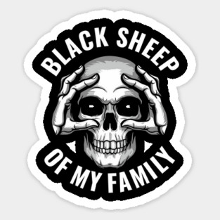 Black Sheep of My Family Nonconformist Rebellious Spirit Sticker