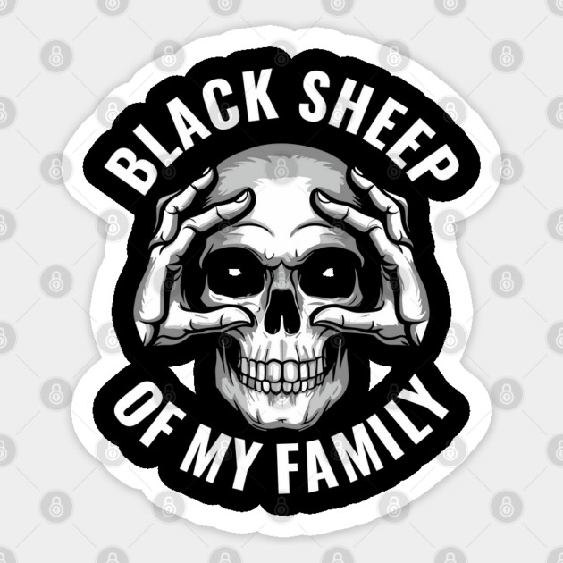 Black Sheep of My Family Nonconformist Rebellious Spirit Sticker by Anticorporati