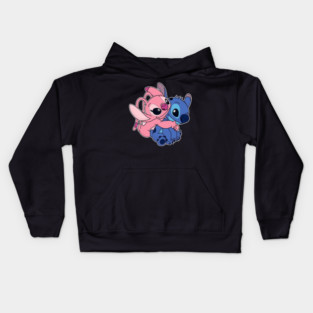 Love Lilo And Angel Cute Kids Hoodie