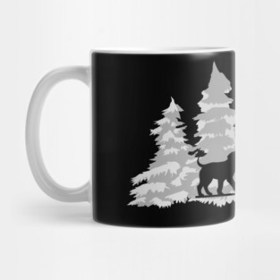 Dog Walker Animal Lover Bigfoot Mug