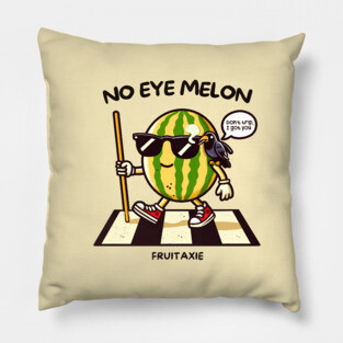NO EYE MELON Pillow