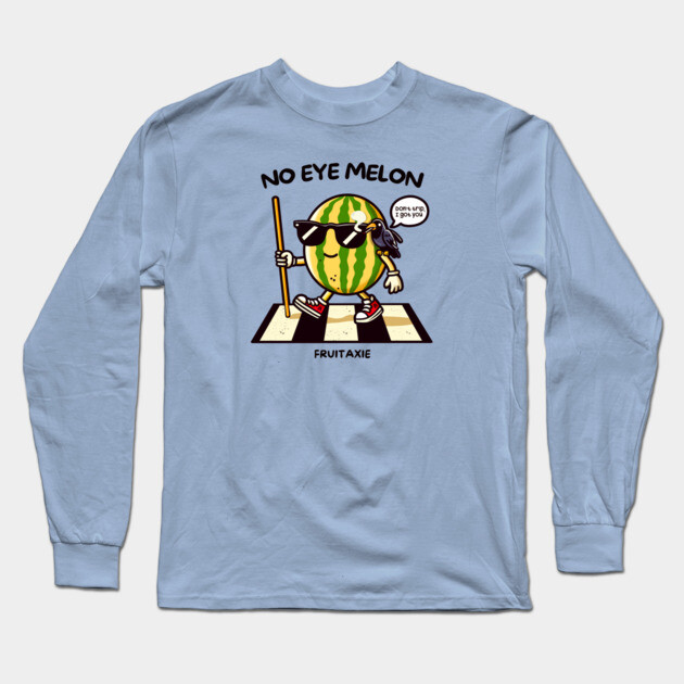 NO EYE MELON Long Sleeve T-Shirt by Fabrik