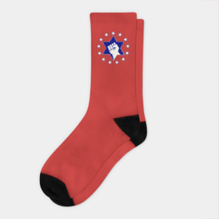 American Jewish Fist Socks