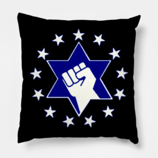 American Jewish Fist Pillow