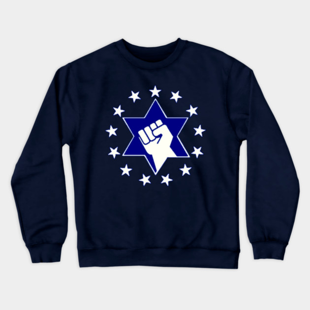 American Jewish Fist Crewneck Sweatshirt by JDL USA