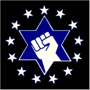 American Jewish Fist Posters and Art