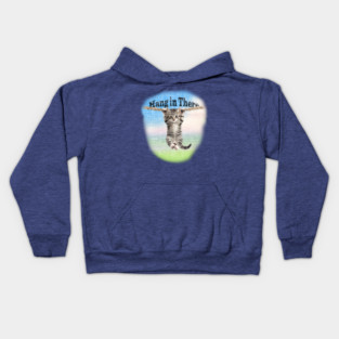Hang in there  cat Kids Hoodie