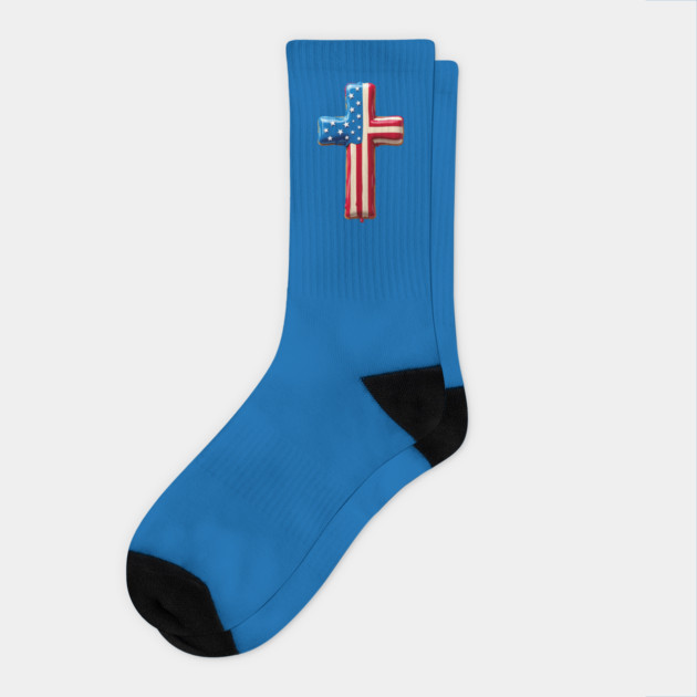 American Cross of Freedom Socks by animegirlnft