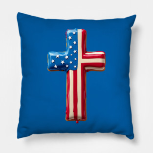 American Cross of Freedom Pillow