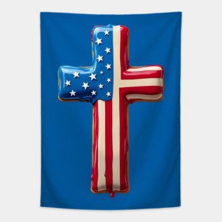 American Cross of Freedom Tapestry