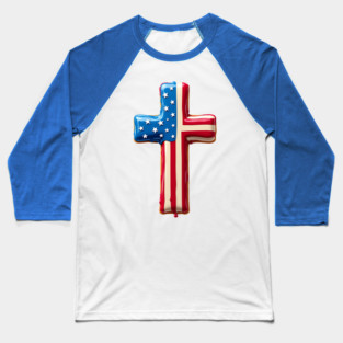 American Cross of Freedom Baseball T-Shirt