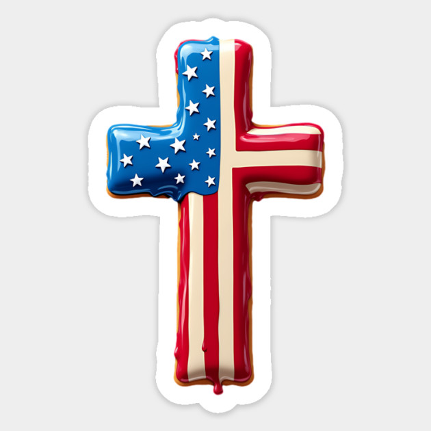 American Cross of Freedom Magnet by animegirlnft